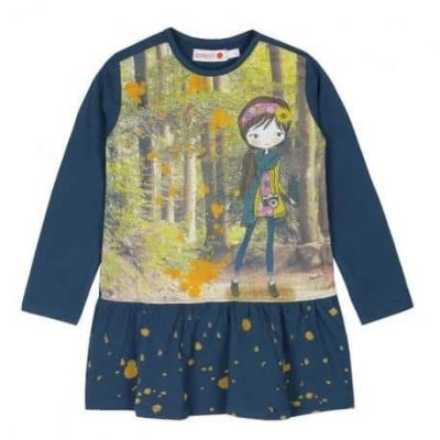 Sukienka z nadrukiem - Boboli art. 436092