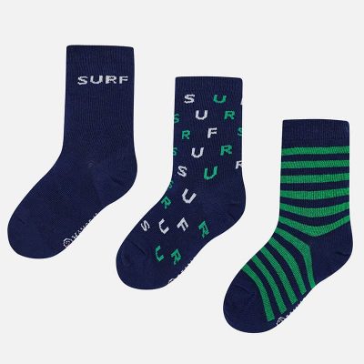 Zestaw 3 par skarpet Surf dla chłopca - Mayoral art. 10574