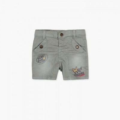 Szare bermudy dla chłopca - Boboli art. 317124