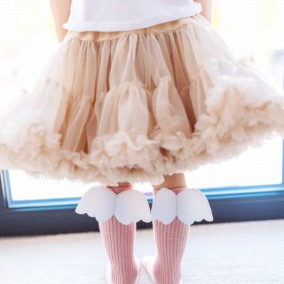 Podkolanówki Aniołki - Mama's Feet - różowe