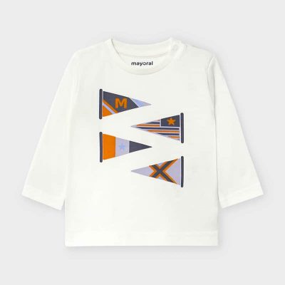 Koszulka FLAGI z długim rękawem dla chłopca - Mayoral 2039