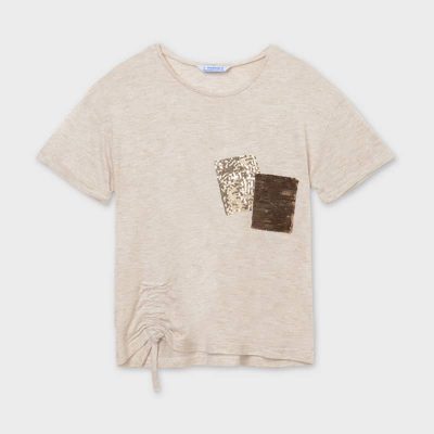 Koszulka z cekinami dla dziewczyny - Mayoral art. 6011