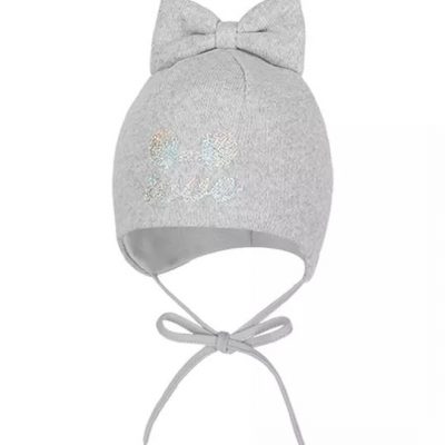 Czapka BEAUTY z wiązaniem - broel