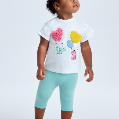 Komplet z leginsami dla dziewczynki - Mayoral art. 1722