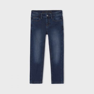 Spodnie jeansowe slim fit Ecofriends dla chłopca - Mayoral art. 4593