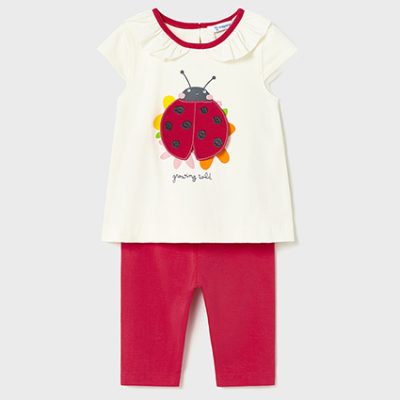 Komplet Ecofriends z leginsami dla dziewczynki - Mayoral art. 1780